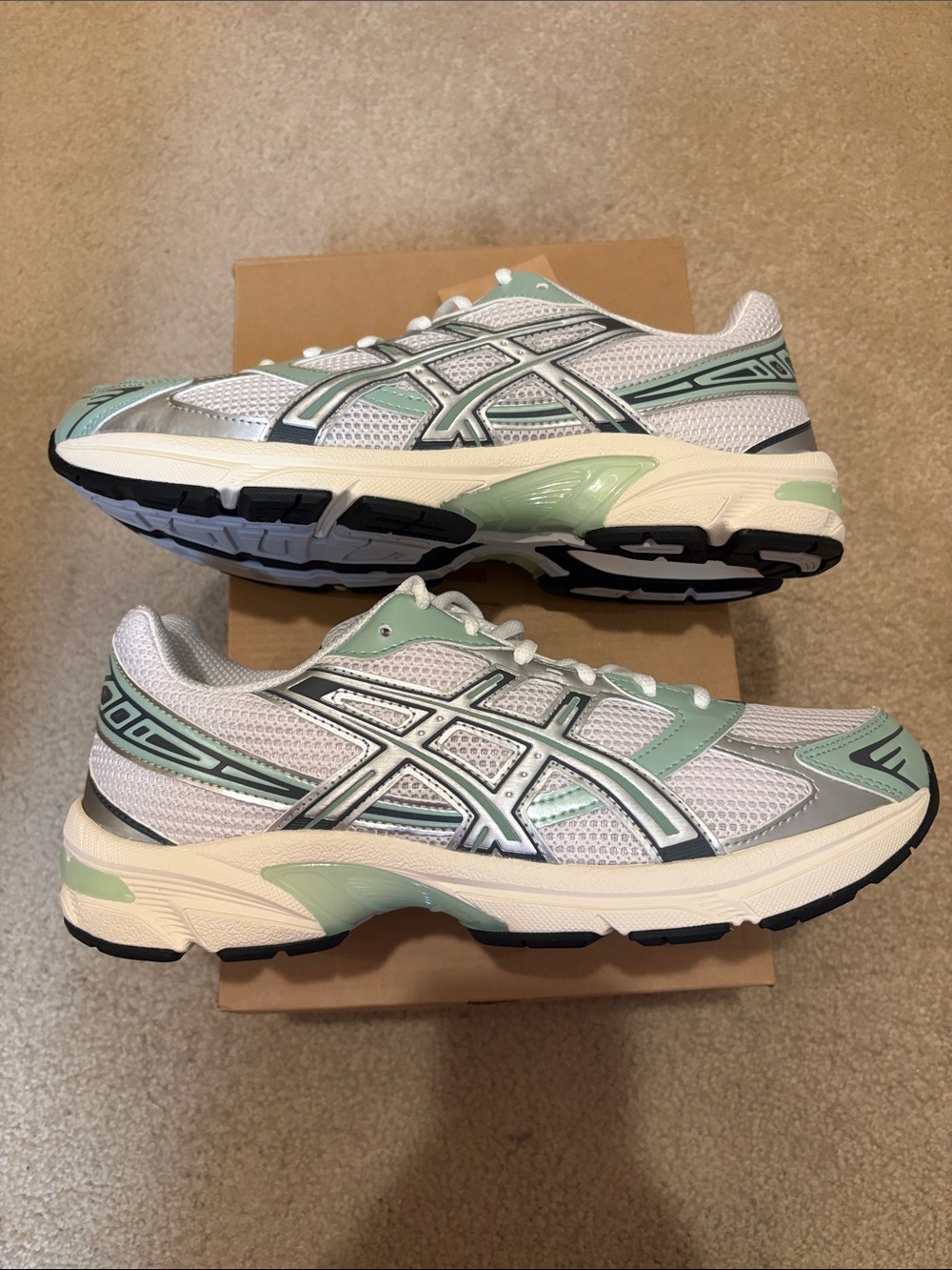 ASICS x Naked Gel-1130 Men’s’ Athletic Shoes - White & Pure Silver